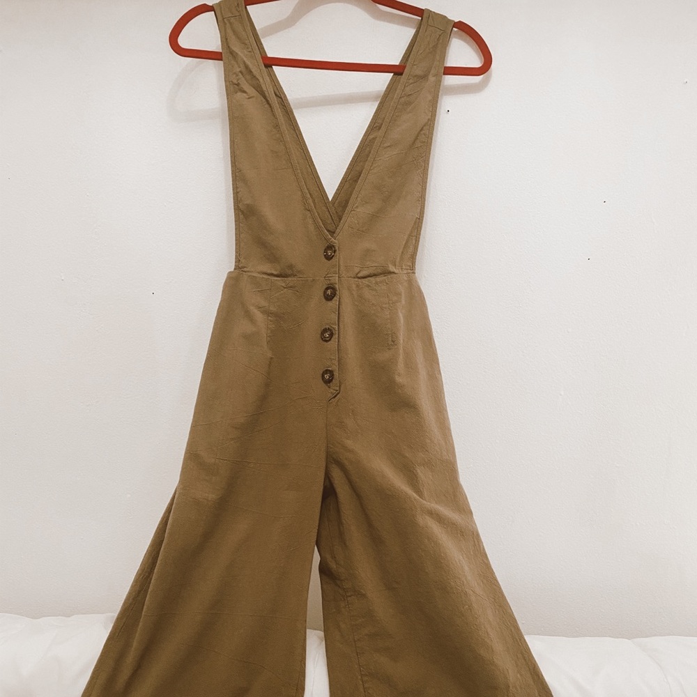 Olive green romper